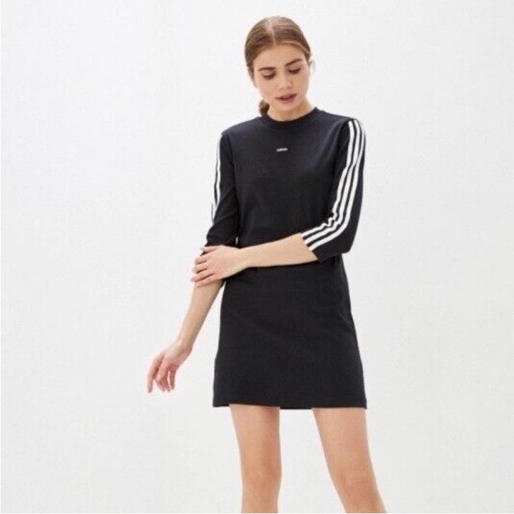 Adidas 3/4 sleeve midi dress size S